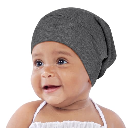 OLESILK Silk Baby Bonnet for 0-6 6-12 Months - 100% Mulberry Silk Toddler Hair Bonnet, Adjustable Night Cap for Sleeping