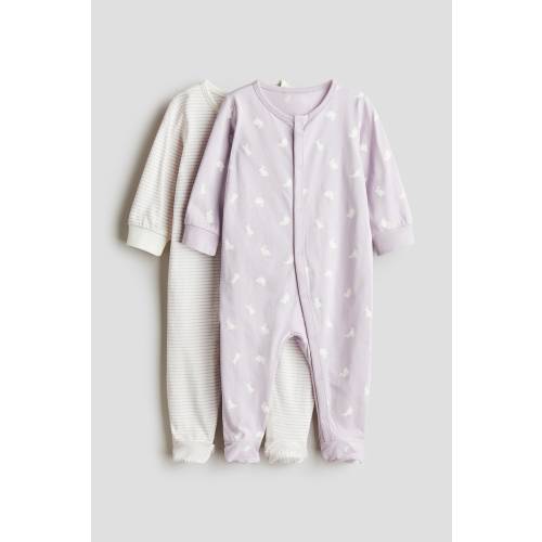2-PACK COTTON PAJAMA JUMPSUITS