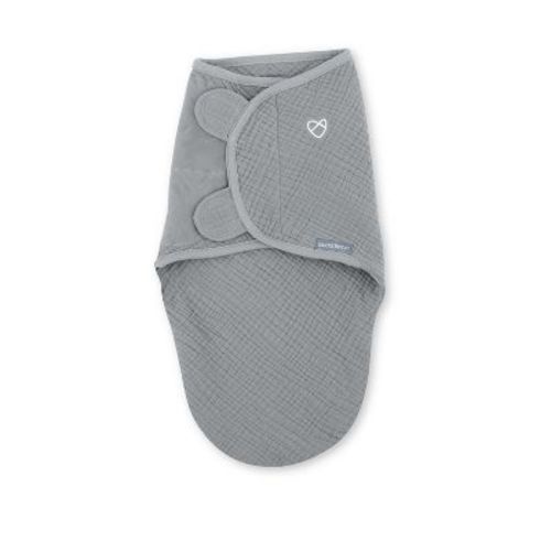 SwaddleMe by Ingenuity Original Muslin Baby Swaddle 0-3 Months - Cream