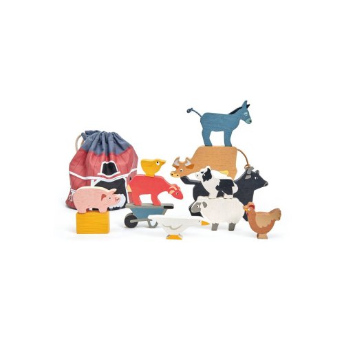Toy: Tender Leaf Toys Stacking Farmyard