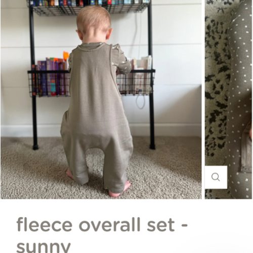 Overall Set | Bamboo Viscose Baby Overalls | gunamuna