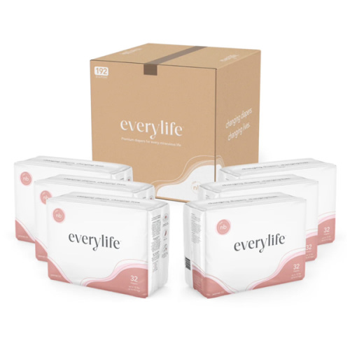 Safest Non-Toxic Diapers for Sensitive Skin | Everylife – EveryLife - Size 1 (8-12 lbs)