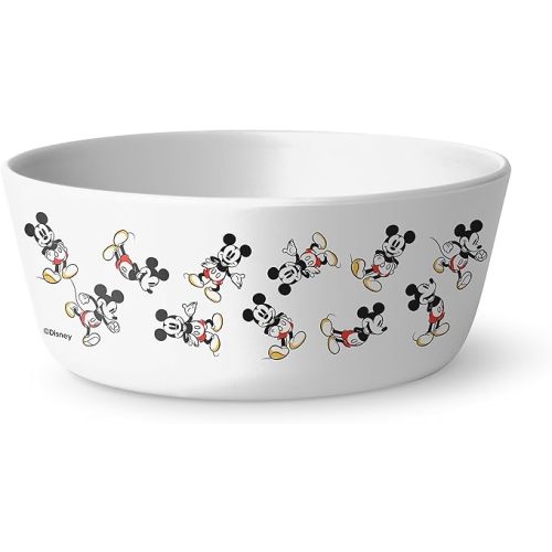 Simple Modern Disney Silicone Bowl for Baby, Toddler | Feeding Supplies Baby Food Bowls Dinnerware Dishes for Kids | Microwave Safe | Bennett Collection | Mickey Mouse Retro - Silicone Baby Bowl - - Disney: Mickey Mouse Retro