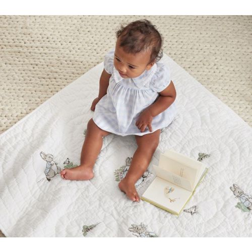Peter Rabbit™ Baby Quilt | Pottery Barn Kids