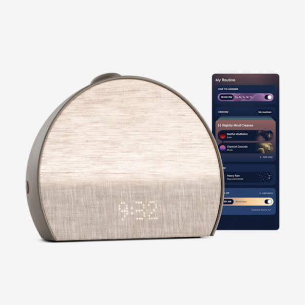 Hatch Restore 3 Sunrise Alarm Clock, Sound Machine, Smart Light (Cocoa) - White Noise, Screen-Free Sleep Routine