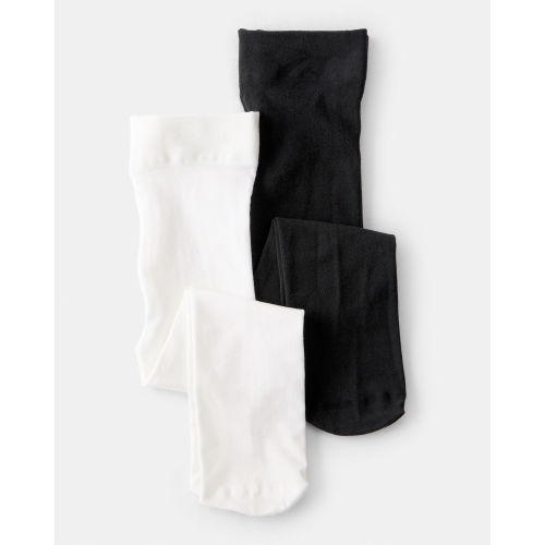 Baby Girl 2-Pack Tights - Black/White - Carter's | Carter's