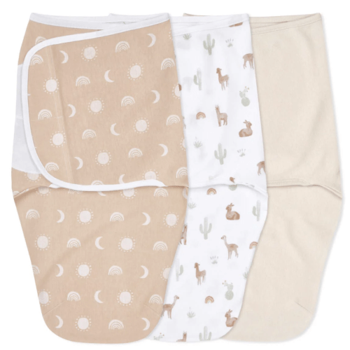 Desert Sun Easy Swaddle With No Zipper 0-3M | aden + anais