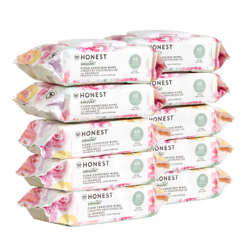 Clean Conscious™ Wipes, Rose Blossom, 600 Count Wipes