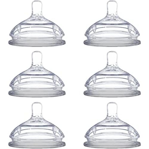 Comotomo Replacement Nipples, Medium Flow - 2 Count, 3 Packs