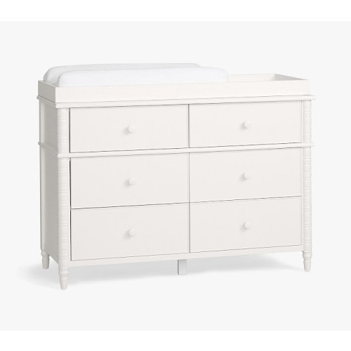 Elsie 6-Drawer Dresser & Topper Set (49w x 20d")