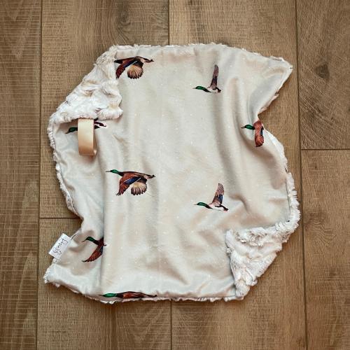 Flying Mallard Duck Lovey; Duck Lovey; Animal Lovey; Neutral Baby Lovey; Baby Shower Gift; Lovie; Security Lovey; Duck Hunting Nursery