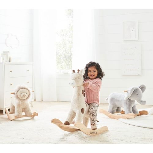 Giraffe Plush Nursery Rocker