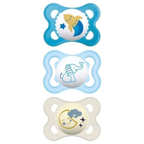 Mam 3pk Pacifier 0-6 Months - Boy