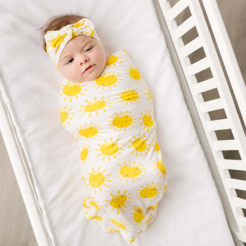 Sunshine Swaddle & Headband Set