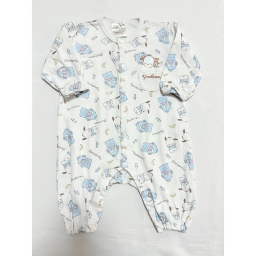 Sanrio Pochacco &amp; Hangyodon Baby Clothes Coverall 6-12m Long-sleeve Girls Boys
