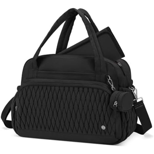 Telena Tote Diaper Bags, Travel Crossbody Large Capacity Hospital Bag for Women Labor Delivery with Pacifier Case