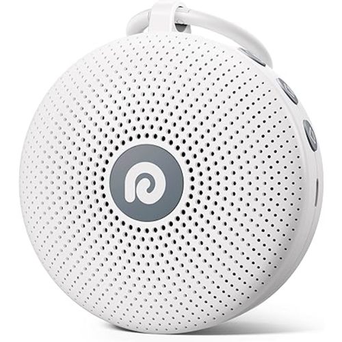 Dreamegg White Noise Machine - Portable Sound Machine for Baby Adult, Features Powerful Battery, 21 Soothing Sounds for Sleeping, Rechargeable Sleep Aid Sound Machine Baby for Home Travel Nursery Gift