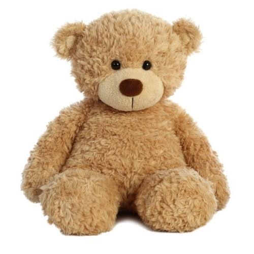 Aurora Bear 13" Bonny Tan Brown Stuffed Animal