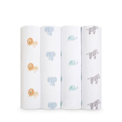 4 Pk. Printed Classic Swaddles
