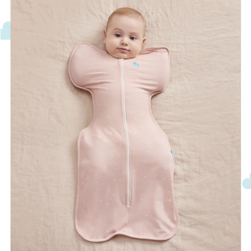 Swaddle Up™ 1.0 TOG Cotton Powder Pink Twinkle