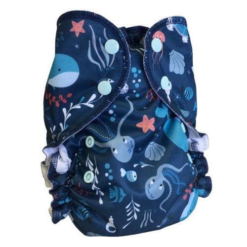 One Size Duo Diaper Deep Sea