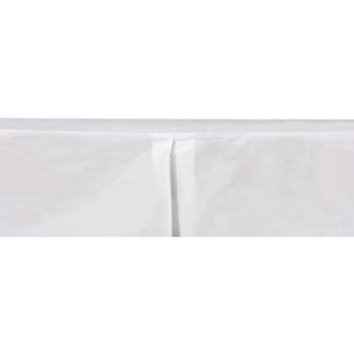 Crib or Toddler Bed Skirt or Dust Ruffle Mix N Match Solid White