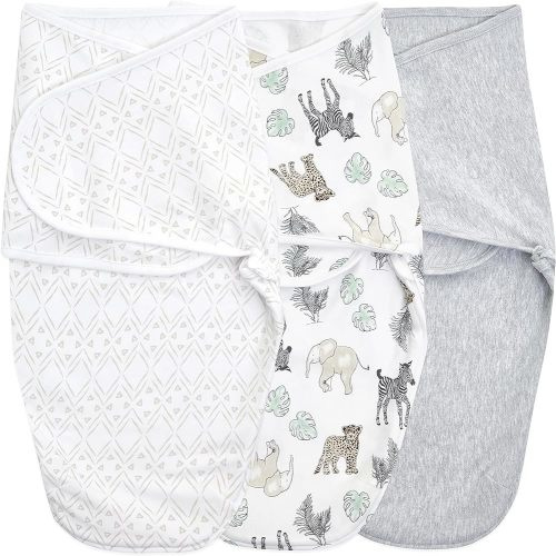 aden + anais Essentials Easy Wrap Swaddle - Easy Swaddle Newborn Swaddle Sack, Baby Swaddles, Sleep Sack Wearable Blanket