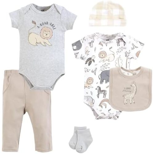 Hudson Baby Unisex Baby Cotton Layette Set