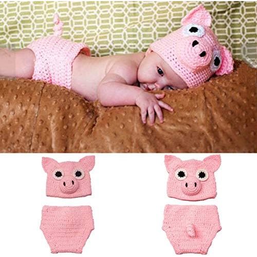 SUNBABY Newborn Photography Props Baby Knitting Wool Material Photography Costume Cute Animal Style Baby Crochet Clothes