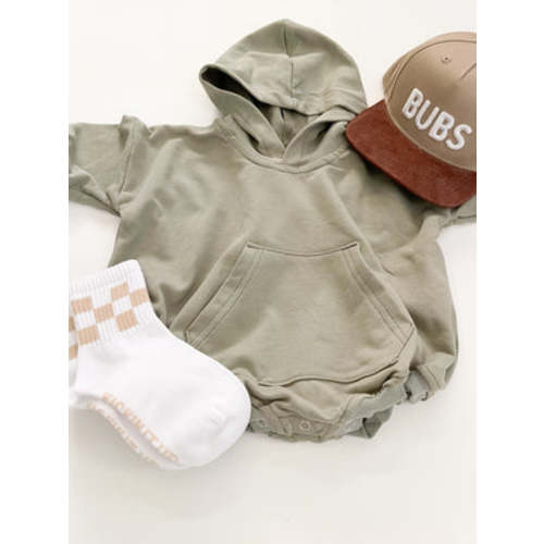 Hoody Pocket Bubble Romper – Roe + Cru