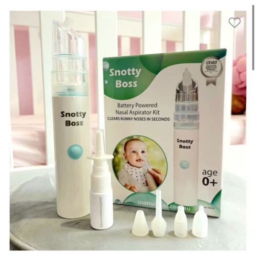 Snotty Boss Nasal Aspirator Kit | First Aid | Baby Bunting AU
