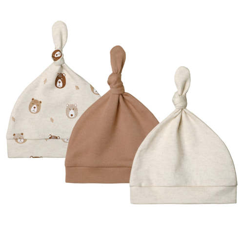Owlivia Organic Newborn Knot Hats, Hospital Baby Beanies, Unisex Infan