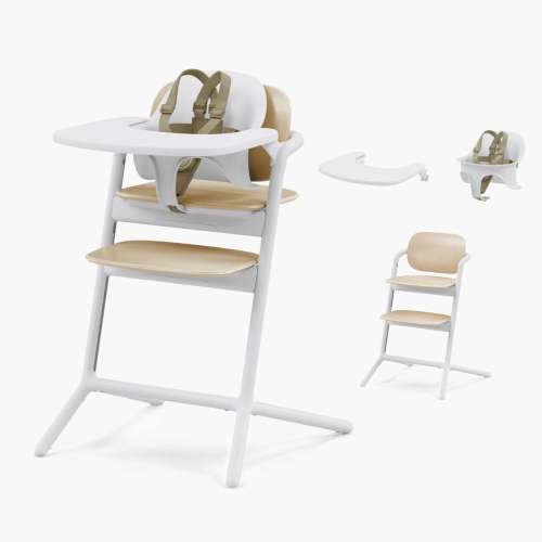 Lemo 2 High Chair 3-In-1 Set - Sand White