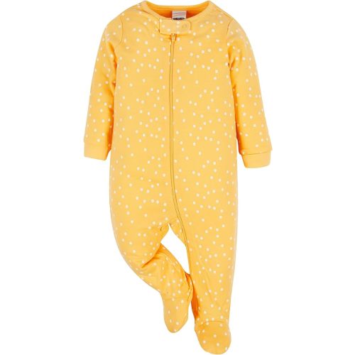 Onesies Brand baby-girls 4-pack Sleep 'N Play Footies Multi Pack