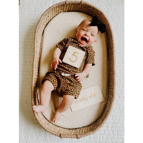 Wooden Milestone Life Kit | Monthly Milestone Photo Props | Baby Shower Gift idea | Newborn to eighteen years old | days weeks years grade