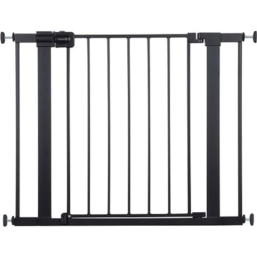 Safety 1st Easy Install 28" Walk Thru Gate, Fits Between 29" and 38" - 1-Pack - Original Size - Black