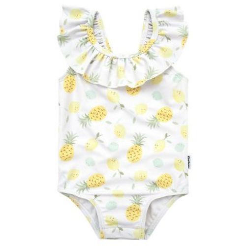 Gerber Baby Girls' One-piece Swimsuit - Pineapples - 0-3 Months