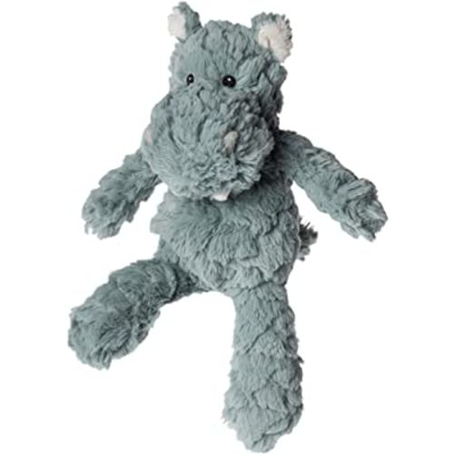 Mary Meyer Putty Nursery Stuffed Animal Soft Toy, 11-Inches, Slate Blue Hippo