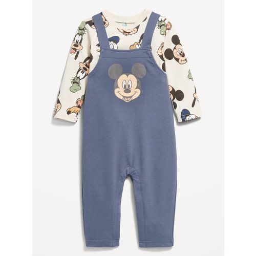 Disney© Long-Sleeve T-Shirt and Overalls Set for Baby