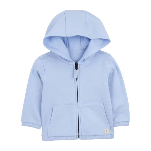Baby Zip-Up French Terry Hoodie - Blue - Carter's | Carter's