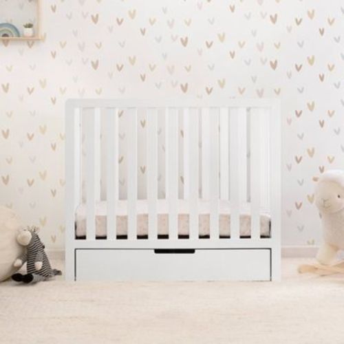 Carter's by DaVinci Colby 4-in-1 Convertible Mini Crib with Trundle - Washed Natural