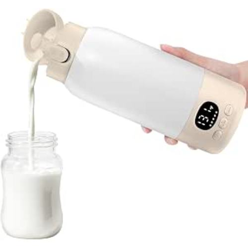 Portable Milk Warmer for Travel, 45W Fast Charging Bottle Warmer 17oz