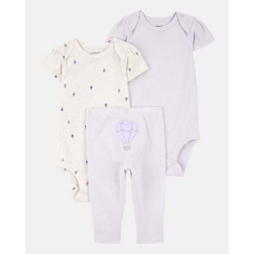 Baby Girl 3-Piece Hot Air Balloon Little Character Set® - Purple | Carter's