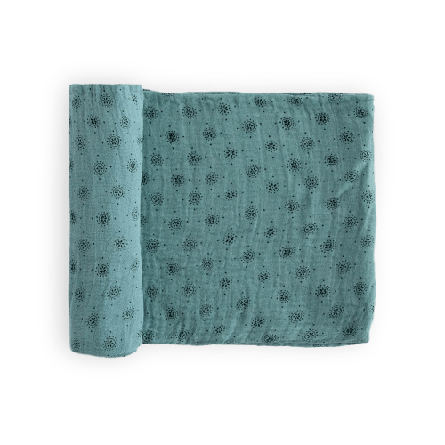 Cotton Muslin Swaddle Blanket - Wallflower