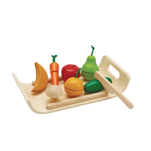 plantoys asst. fruit and veg set - mod mama
