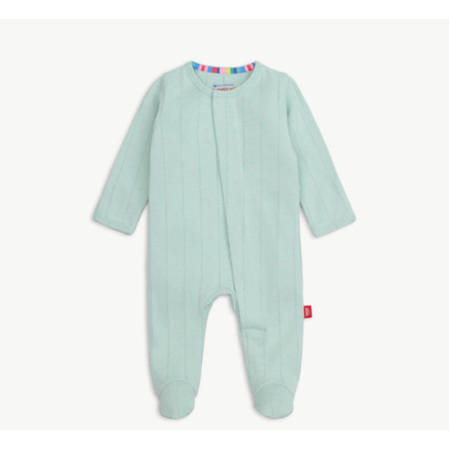 Magnetic Footie in Seagrass Lovelines, 3-6 mos