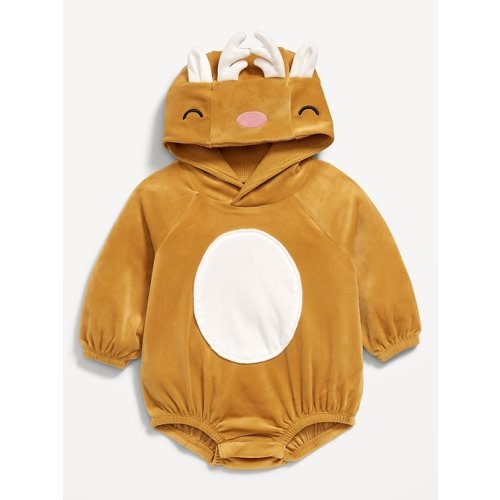 Long-Sleeve Critter Velour One-Piece Romper for Baby | Old Navy