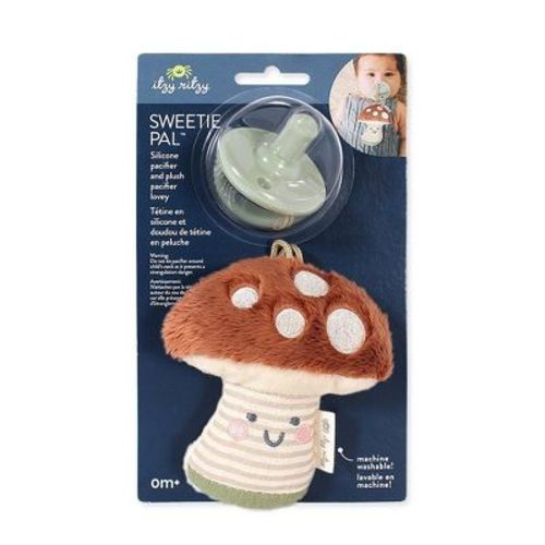 Itzy Ritzy Sweetie Pal Pacifier, Color: Mushroom