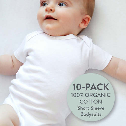 10-Pack Organic Cotton Short Sleeve Bodysuits | Honest Baby Clothing