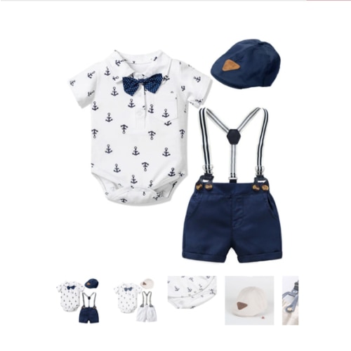 LITTLE SAILOR Gentleman Outfit - Hazel & Bo